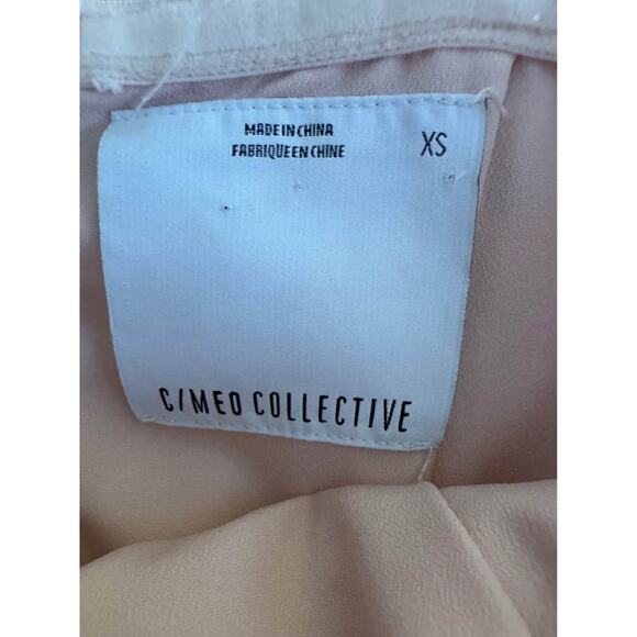 C/MEO Collective Women’s XS Blush Fresh Start Textured Strapless Midi Dress - Picture 7 of 7